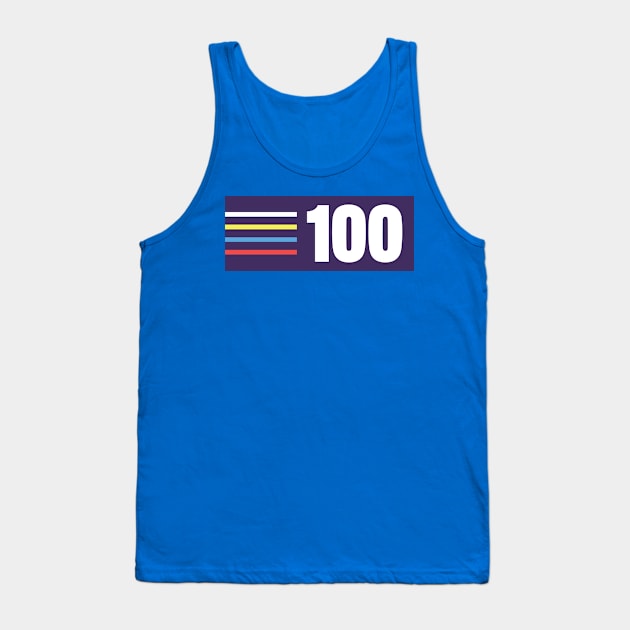 100 Mile Trail and Ultra Running Horizontal Tank Top by PodDesignShop